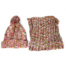 Empire Cove 2 Piece Knit Cuff Beanie Scarf Gift Set Pom Pom Winter-UNCATEGORIZED-Empire Cove-Gray-Casaba Shop 30 image