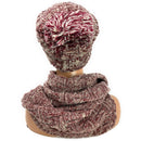 Empire Cove 3 Piece Beanie Scarf Gloves Gift Set Winter Warm Knitted Pom Pom-UNCATEGORIZED-Empire Cove-Black-Casaba Shop 11 image