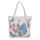 Empire Cove Butterfly Print Cotton Canvas Tote Bags Reusable Beach Shopping 1 image