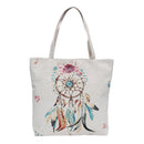 Empire Cove Designer Printed Cotton Canvas Tote Bags Reusable Beach Shopping-UNCATEGORIZED-Empire Cove-Dreamcatcher Print-Casaba Shop 5 image