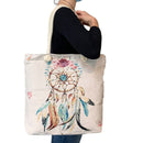 Empire Cove Dreamcatcher Print Cotton Canvas Tote Bags Reusable Beach Shopping 2 image