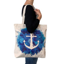 Empire Cove Designer Printed Cotton Canvas Tote Bags Reusable Beach Shopping-UNCATEGORIZED-Empire Cove-Dog Print-Casaba Shop 24 image