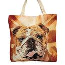 Empire Cove Dog Print Cotton Canvas Tote Bags Reusable Beach Shopping 3 image