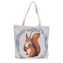 Empire Cove Squirrel Print Cotton Canvas Tote Bags Reusable Beach Shopping 1 image