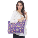 Empire Cove Deer Print Cotton Canvas Tote Bags Reusable Beach Shopping 2 image