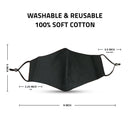 Cotton Face Mask 4 Pack Cloth Masks Multi Color for Mouth Nose Washable Reusable Double Layer Adjustable Unisex-Serve The Flag 6 image
