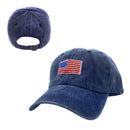 Empire Cove Washed USA Flag Cotton Baseball Dad Caps Patriotic Hats Vintage 3 image