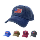 Empire Cove Washed USA Flag Cotton Baseball Dad Caps Patriotic Hats Vintage 1 image