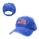 Empire Cove Washed USA Flag Cotton Baseball Dad Caps Patriotic Hats Vintage 27 image