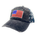 Empire Cove Distressed Washed USA Flag Stars Baseball Trucker Caps Patriotic Hat 2 image