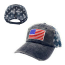 Empire Cove Distressed Washed USA Flag Stars Baseball Trucker Caps Patriotic Hat 3 image