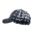 Empire Cove Distressed Washed USA Flag Stars Baseball Trucker Caps Patriotic Hat 5 image