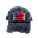 Empire Cove Distressed Washed USA Flag Stars Baseball Trucker Caps Patriotic Hat 6 image