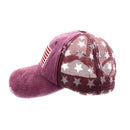 Empire Cove Distressed Washed USA Flag Stars Baseball Trucker Caps Patriotic Hat 16 image