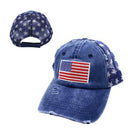 Empire Cove Distressed Washed USA Flag Stars Baseball Trucker Caps Patriotic Hat 8 image