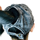 Empire Cove Womens Washed Ponytail Caps Cotton Hats Vintage Relaxed Fit-Serve The Flag 9 image