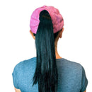 Empire Cove Womens Washed Ponytail Caps Cotton Hats Vintage Relaxed Fit-Serve The Flag 20 image