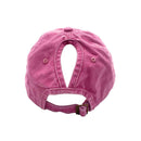 Empire Cove Womens Washed Ponytail Caps Cotton Hats Vintage Relaxed Fit-Serve The Flag 24 image