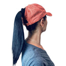 Empire Cove Womens Washed Ponytail Caps Cotton Hats Vintage Relaxed Fit-Serve The Flag 28 image