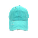 Empire Cove Womens Distressed Washed Ponytail Caps Hats Vintage Relaxed Fit-Serve The Flag 23 image