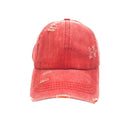 Empire Cove Womens Distressed Washed Ponytail Caps Hats Vintage Relaxed Fit-Serve The Flag 28 image