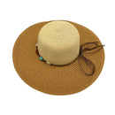 Empire Cove Womens Wide Brim Straw Hat Floppy Sun Hat Panama Fedora Summer 27 image