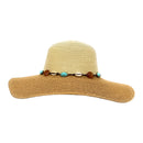 Empire Cove Womens Wide Brim Straw Hat Floppy Sun Hat Panama Fedora Summer 30 image