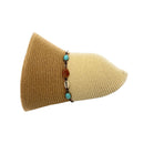 Empire Cove Womens Wide Brim Straw Hat Floppy Sun Hat Panama Fedora Summer 31 image