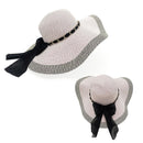 Empire Cove Womens Wide Brim Straw Hat Floppy Sun Hat Panama Fedora Summer 20 image