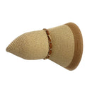 Empire Cove Womens Wide Brim Straw Hat Floppy Sun Hat Panama Fedora Summer 26 image