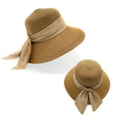 Empire Cove Womens Wide Brim Straw Hat Floppy Sun Hat Panama Fedora Summer 45 image