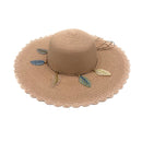 Empire Cove Womens Wide Brim Straw Hat Floppy Sun Hat Panama Fedora Summer 32 image
