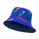 Empire Cove Kids Fun Prints Bucket Hat Fisherman Cap Girls Boys Summer Beach-Serve The Flag 7 image