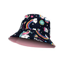 Empire Cove Kids Unicorns Bucket Hat Reversible Fisherman Cap Girls Summer Beach-Serve The Flag 13 image