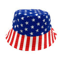 Empire Cove USA American Flag Patriotic Bucket Hat Fisherman Cap Women Men 1 image
