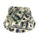 Empire Cove 100 Dollar Bill Money Bucket Hat Reversible Fisherman Cap Women Men-Serve The Flag 8 image