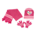 Empire Cove 3 Piece Kids Winter Knit Beanie Set Gloves Hats Scarves Girls Boys
