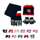 Empire Cove 3 Piece Kids Winter Knit Beanie Set Gloves Hats Scarves Girls Boys 1 image