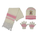 Empire Cove 3 Piece Kids Winter Knit Beanie Set Gloves Hats Scarves Girls Boys 42 image