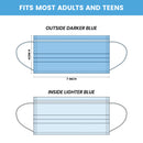 Amlife Face Mask Packs Disposable 3-Ply Filter - Made in USA with Imported Fabric - Yellow-Serve The Flag 3 image