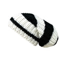 Empire Cove Slouch Long Beanie Winter Warm Knit Two Tone Womens Mens Unisex-UNCATEGORIZED-Empire Cove-Black/White-Casaba Shop 1 image