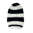 Empire Cove Slouch Long Beanie Winter Warm Knit Two Tone Womens Mens Unisex-UNCATEGORIZED-Empire Cove-Black/White-Casaba Shop 5 image