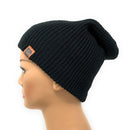 Empire Cove Long Beanie Winter Warm Solid Knit Womens Mens Unisex-UNCATEGORIZED-Empire Cove-Black-Casaba Shop 8 image