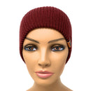Empire Cove Long Beanie Winter Warm Solid Knit Womens Mens Unisex-UNCATEGORIZED-Empire Cove-Black-Casaba Shop 13 image