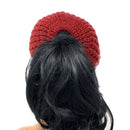 Empire Cove Knit Ponytail Beanie Womens Winter Warm-UNCATEGORIZED-Empire Cove-Black-Casaba Shop 7 image