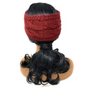 Empire Cove Reversible Headband Beanie Womens Winter Warm Solid Cable Knit-UNCATEGORIZED-Empire Cove-Black-Casaba Shop 17 image