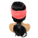 Empire Cove Reversible Headband Beanie Womens Winter Warm Solid Cable Knit-UNCATEGORIZED-Empire Cove-Black-Casaba Shop 21 image