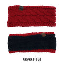 Empire Cove Reversible Headband Beanie Womens Winter Warm Solid Cable Knit-UNCATEGORIZED-Empire Cove-Black-Casaba Shop 28 image