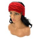 Empire Cove Reversible Headband Beanie Womens Winter Warm Solid Cable Knit-UNCATEGORIZED-Empire Cove-Black-Casaba Shop 30 image