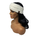 Empire Cove Reversible Headband Beanie Womens Winter Warm Solid Cable Knit-UNCATEGORIZED-Empire Cove-Beige-Casaba Shop